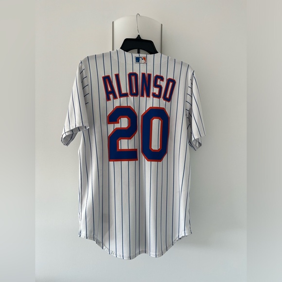 Genuine Nike Men's New York Mets Pete Alonso Nike White Home Elite Jersey - Picture 7 of 9